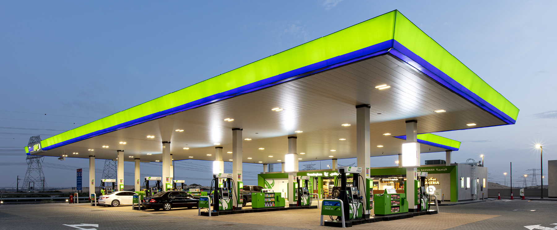 AL BASMAH EMARAT PETROL STATION Lighting projects | PIL International