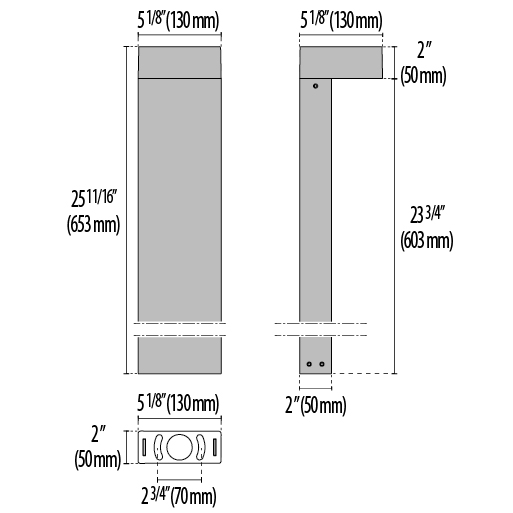 MIMIK 10 BOLLARD 600 | Products | PIL USA/Canada